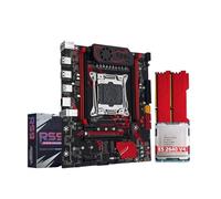 Placa Base X99 RS9 Combo LGA2011-3 Xeon Kit E5 2640 V4 Procesador DDR4 16 GB 2666 MHz Memoria NVME M.2 Cuatro(Motherboard+CPU)