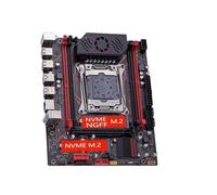 Placa Base X99 TPM 2.0Interfaz LGA 2011 3 con NVME NGFF M.2 Soporte 4 Canales X99 C612chip DDR4 Memoria SATA3.0 USB3.0