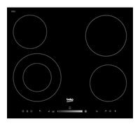 Placa BEKO HIC64502T 4 zonas vitrocerámica 60 cm control táctil negro