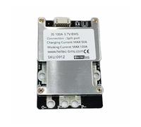 Placa BMS, BMS 3S4S Balance 100A 120A 160A 200A 300A 380 12,6 V/16,8 V 18650 Placa de protección de batería Lipo/LiFePo4 TFT Volt Collect Dispay(3S 100A 3.7V Split)