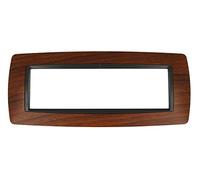 Placa Bombas 7M 7 módulos de asientos compatible con Bticino Living International para caja 507 (Radica)