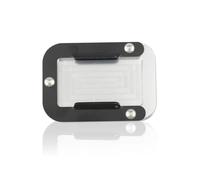 Placa Caballete Lateral para Interceptor 650 18-25 para Continental 650 GT 650 19-25 para Bear 650 2025-2026 Soporte Lateral Extensión Ampliadora Pad Almohadilla Caballete(Silver)