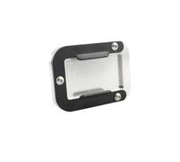 Placa Caballete Lateral para Interceptor 650 2018-2025 para Continental 650 GT 650 2019-2025 para Bear 650 2025-2026 Soporte Lateral Soporte Ampliador De Extensión Almohadilla Caballete(Silver)