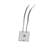 Placa calefactora cerámica Micro MCH de 10x10x1,3 mm, multivoltaje (3,7 V-24 V), elemento calefactor de bajo consumo (1 unidad).(5V 2.5W 160C)