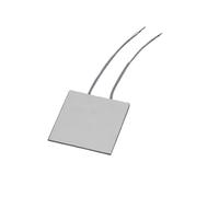 Placa calefactora cerámica miniatura de alta temperatura de 20x20x2 mm, elemento calefactor de óxido de aluminio MCH, alta eficiencia, 1 unidad(5V 2.5W 70C)
