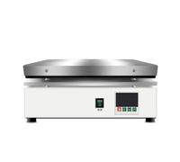 Placa calefactora de acero inoxidable ajustable con control de temperatura digital para equipos de laboratorio e investigación científica