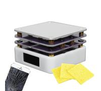 Placa calefactora para soldadura - estación de precalentamiento de mesa con placa calefactora eléctrica | Mesa calefactora electrónica con calentamiento rápido y pantalla OLED para modificación