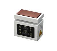 Placa Calefactora Para Soldar, Placa Eléctrica Con Base Antideslizante, Pantalla Digital LED De Temperatura, Bordes Con Aislamiento Térmico, Panel De Microcomputadora(10 * 5cm)