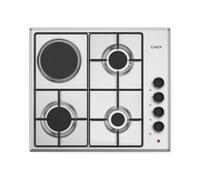 Placa Candy CMGH31X/1 4 zonas gas-eléctrico acero inoxidable 58 cm