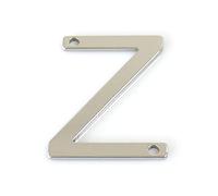 Placa Casa Acero Inoxidable Flotante 3d NúMeros 0-9 Letras A-Z 2 Pulgadas con Tornillo Metal Pulido Etiqueta Digital Placas Puerta SeñAlizacióN Exterior para BuzóN Calle Patio Intemperie (Z)