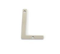 Placa Casa Acero Inoxidable Flotante 3d NúMeros 0-9 Letras A-Z 2 Pulgadas con Tornillo Metal Pulido Etiqueta Digital Placas Puerta SeñAlizacióN Exterior para BuzóN Calle Patio Intemperie (L)