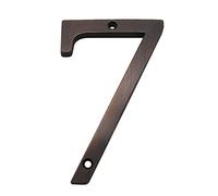 Placa Casa Flotante 3D NúMeros Bronce Envejecido 4 Pulgadas 101mm Puerta NúMero DireccióN DíGitos AleacióN Zinc Galvanoplastia Tornillo Montado Gran SeñAl Exterior SeñAlizacióN para Patio Calle (7)