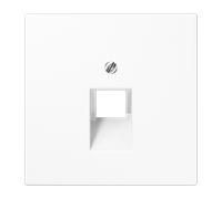 Placa Central 1 toma TEL. UAE. LS990 Blanco Alpino