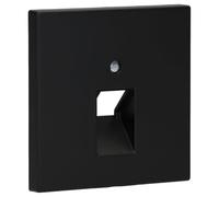 Placa central telefónica LS, color negro mate (referencia: JUNG LS969-1UASWM)