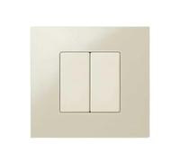 Placa ciega de 27800-31, color marfil, dimensiones estándar, ideal para cubrir cajas eléctricas y mejorar la estética en instalaciones eléctricas.