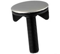 Placa ciega para grifo de fregadero, tapón de acero inoxidable resistente a la corrosión para aberturas de 12 a 40 mm, color plateado