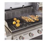 Placa Cocina Weber, Modelo 8858 , Multifunción Con Cuadrícula, Negro, para