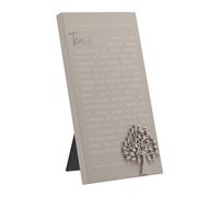 Placa con mensaje de Widdop para un maestro