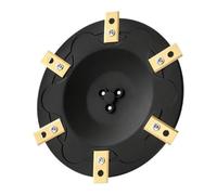 Placa Con Paquete De 6 Cuchillas De Repuesto Compatibles Con Cortacésped Robótico EUFY E15 E18, TerraMow V600 V1000 S800 S1200