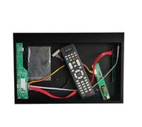 Placa Controladora Analógica For TV QD15XL06 QD15XL09 Con Carcasa Metálica De Matriz, VGA, HDMI, AV, USB, 15", 1024 * 768, LVDS De 30 Pines, Kit De Bricolaje, 1 CCFL(QD15XL09 and Case)