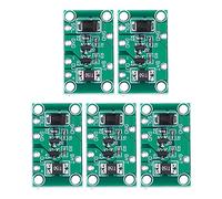 Placa controladora de carga solar S665 de 5 piezas, placa de circuito del módulo controlador de carga de la batería de control de luz para luces solares del césped, lámpara de pared solar