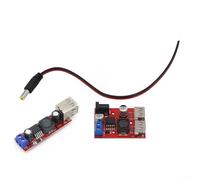 Placa controladora de carga solar USB dual 3A para paneles solares de 6V-40V DC Soporta salida de 5V 3A para teléfonos, tabletas y fuentes de alimentación portátiles (B)