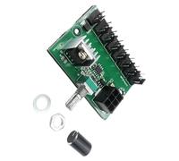 Placa controladora de motor de velocidad de ventilador de 6 pines a 3 pines de 4 pines con perilla de 4/8 canales, módulo gobernador de equipo eléctrico para adaptador de ventilador de placa base de