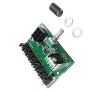 Placa controladora de motor de velocidad de ventilador de 6 pines a 3 pines de 4 pines con perilla y módulo de equipo eléctrico de 4/8 canales para adaptador de ventilador de placa base