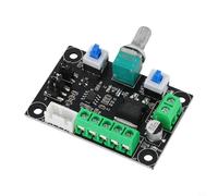 Placa controladora de motor paso a paso para regulación de velocidad, generación de pulso y señal, entrada de 8-24 V, frecuencia ajustable (80 Hz-160 kHz), ABS compacto de 58 x 51 x 13 mm