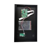 Placa Controladora De Pantalla Portátil DIY For N156HGA N156HGE Mini-HDMI EDP De 30 Pines De 15,6" Con Carcasa Metálica, 1920 * 1080, Micro USB, Accesorios For Portátiles(N156HGA-EBB and Case)