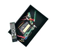 Placa Controladora De TV Analógica LP154W01-TLA1/TLAA/TLAE Con Carcasa Metálica, 1280 * 800, Kit De Bricolaje, LVDS De 30 Pines, 15,4", VGA, HDMI, AV, USB, 1 CCFL(LP154W01-TLAD x Case)