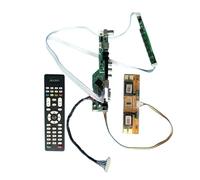 Placa controladora LCD compatible con M190EN01, M190EN02, M190EN03 y M190EN04. Kit de bricolaje de 4 CCFL AV+USB+IR+VGA+HDMI, pantalla 1280*1024 LVDS de 30 pines for TV analógica.(For M190EN03 V.1)