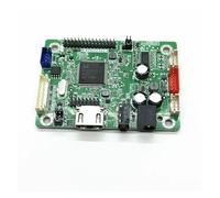 Placa controladora LCD RTD2513V1.0 con minicontrolador HDMI a LVDS, Programa de Salto de capacitancia + Kit de 5 Cables LVDS de 30P y 40P, 1/2 Canales, 6/8 bits(1366X768-6BIT)