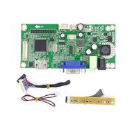 Placa controladora M195FGE-L20, compatible con pantallas LED HDMI, VGA, DC12V LVDS, placa controladora de pantalla de escritorio(Driver Board)