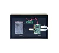 Placa Controladora Mini-HDMI 1366 * 768 Y Carcasa Metálica For Pantalla Portátil LTN156AT37 LTN156AT39, Micro USB EDP De 30 Pines, Kit De Reparación DIY De 15,6"(LTN156AT39-H01 xCase)