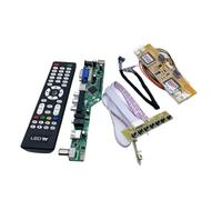 Placa Controladora Universal For TV LCD Y LED, VGA, HD-MI, USB, Placa Base For TV Analógica, Kit Completo De 30 Pines, 2 Canales, 8 Bits, Lvds, 4 Lámparas CCFL(4ccfl kit 1)
