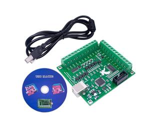 Placa controladora USB compacta para control de pulsos de salida de impulsos de 100 Khz, diseños de controlador de movimiento con ajuste de herramienta de búsqueda automática, placa USB