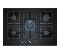 Bosch Serie 6 PPQ7A6B90 hobs Negro Integrado Encimera de gas 5 zona(s)