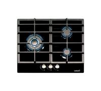 Placa cristal gas cata lci 6021bk 3 zonas 59cm negro