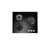 Corberó CPCGY2303N Encimera de Gas 3 Zonas 60cm en Cristal Negro