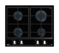 Teka GZC 64300 XB Placa de Gas 4 Zonas 60cm Cristal Negro