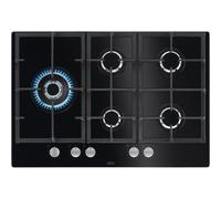 Placa Cristalgas 75cm AEG HKB75820NB con 5 quemadores