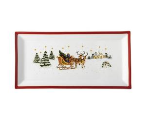 Placa cuadrada 36 cm Happy Wintertime 36 x 18 cm