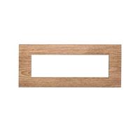 Placa cuadrada 7P de madera clara