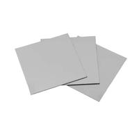 Placa cuadrada de acero inoxidable 316, hoja pulida, varios tamaños Para Diy Modelo De Artesanía(1.2mm,100x100mm 1PCS)