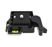 Placa de abrazadera de liberación rápida QR-40 QR40 para trípode de videocámara Monopod Ball para soporte de plataforma de cabeza, trípode base para cámaras réflex digitales y estabilizadores de vídeo