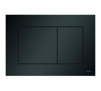 TECEnow placa de accionamiento para inodoro con tecnología de doble descarga, 9240407, Color: Negro Mate