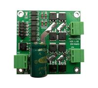 Placa de accionamiento de módulo de motor CC dual de 12/24 V, 7 A, 160 W, placa controladora de motor de puente H