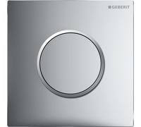 Geberit - Sistema De Descarga Geberit Para Urinarios Con Accionamiento De Descarga Neumático, Pulsador Serie 10: Cromado Brillante/Cromado Mate/Cromado Brillante (116.015.KH.1)