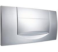 Geberit Placa Pulsador 200F para tracción delantera y descarga interrumpible, cromado mate